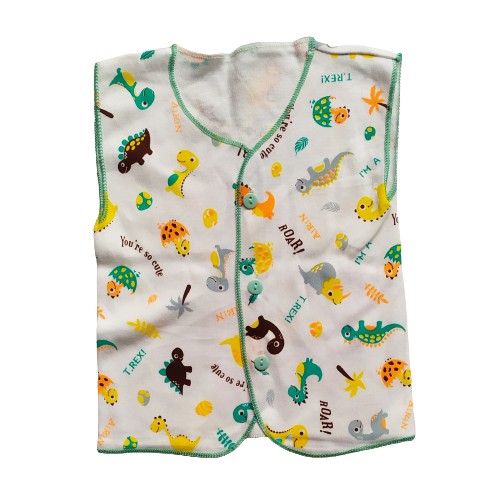 3 Pcs Baju bayi nb Motif   atasan bayi tanpa lengan  baju bayi lekbong  Baju bayi 0-6 bulan