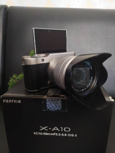 mirrorless xa10 fullset mulus no minus kamera vlog support wifi fuji xa 10 / fujifilm xa-10-5
