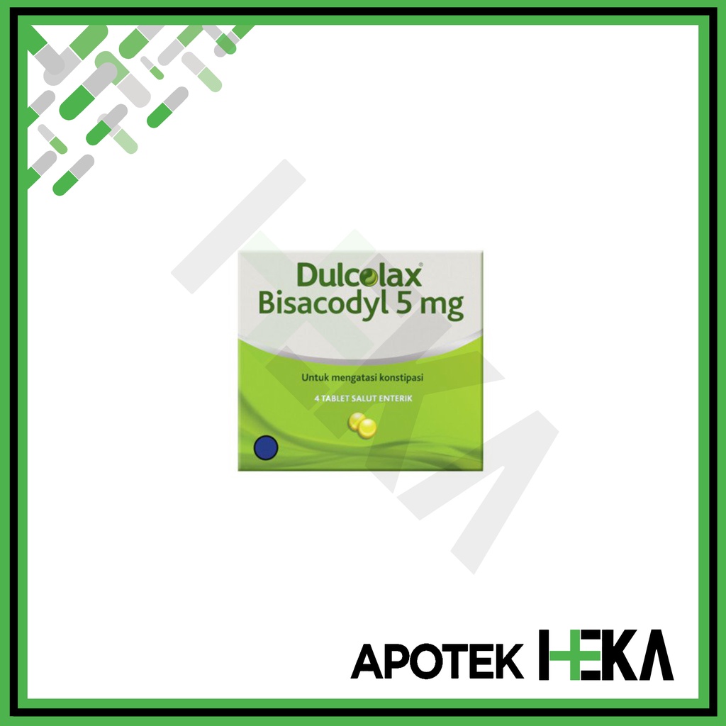 Dulcolax 5 mg Tablet - Obat Konstipasi Susah BAB Strip isi 4 (SEMARANG)