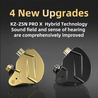 Jual [KZ Official Store] KZ ZSN Pro with Mic 1DD+1BA Hybrid Technology