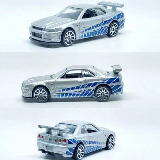 Hot Wheels Nissan Skyline R34 GTR Fast Furious 2021