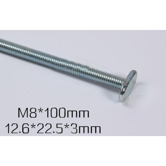 Star Knob M8 + T-nut M8x100