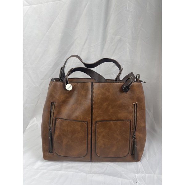 [OBRAL RIJEK] Tas Selempang Tote Wanita Vintage Shoulder Bag - ZHB0543-E