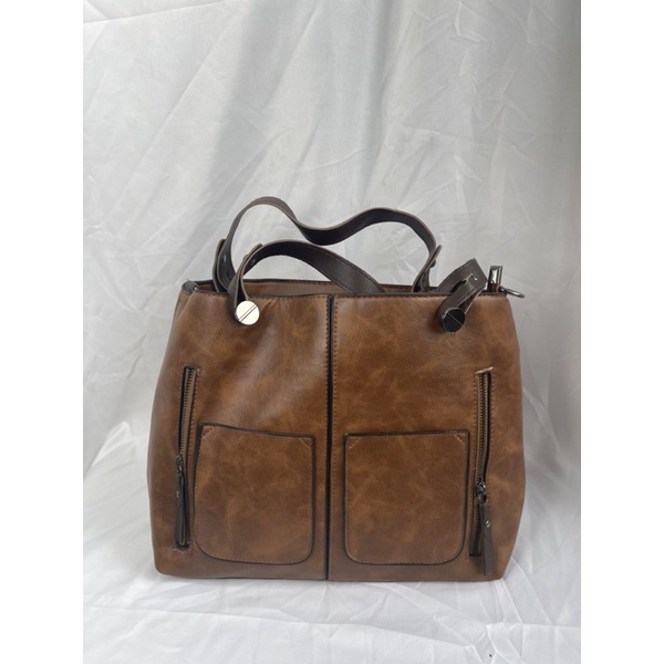 [OBRAL RIJEK] Tas Selempang Tote Wanita Vintage Shoulder Bag - ZHB0543-E