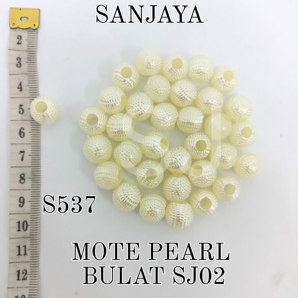 MOTE PEARL / MANIK BULAT AKRILIK / MANIK PEARL BULAT / MOTE PEARL BULAT S537 SJ02