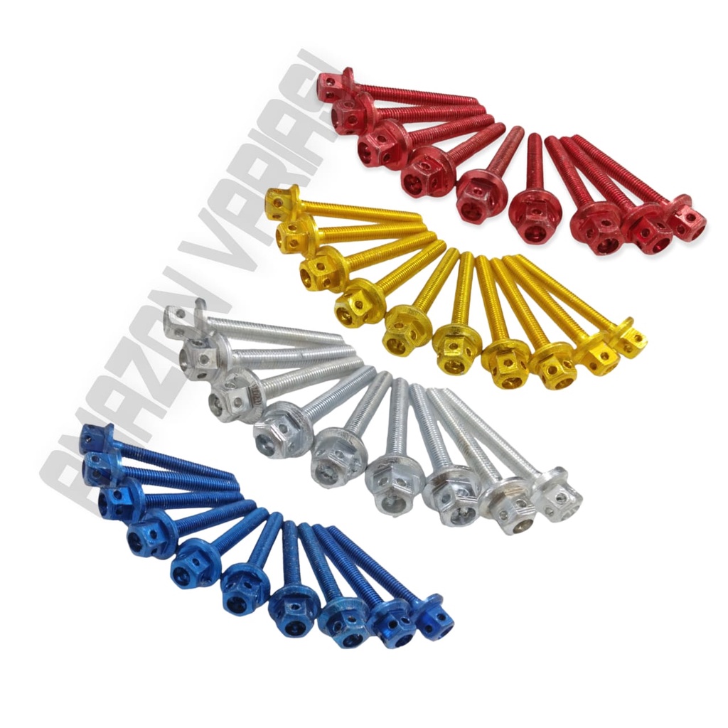 BAUT PROBOLT VISOR NMAX ADV LEXI UNTUK ANTI JEBOL HARGA PERBIJI/SATUAN FULL CNC BAUT VISOR VARIASI M