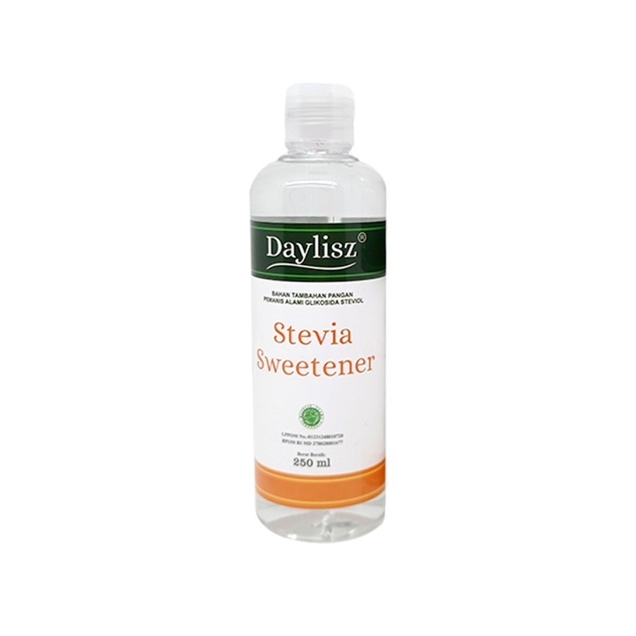 Stevia Daylisz Sweetener 250 ml  | Gula Cair Pemanis Alami 0 Kalori Pengganti Sugar Healthy Food