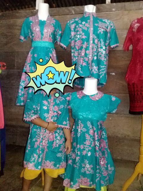 Batik Couple 080 Sarimbit Wanita Brukat Seragam Keluarga Katun Cibulan (harga Terpisah)
