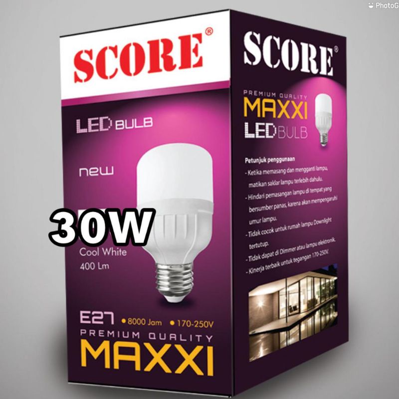 LAMPU LED MURAH SCORE MAXXI