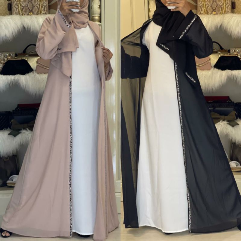 Abaya Crystal Set Pashmina/Outer only