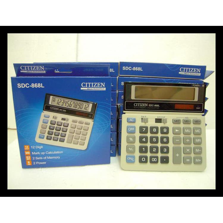 

Terlaris Kalkulator Citizen Sdc-868L Promo