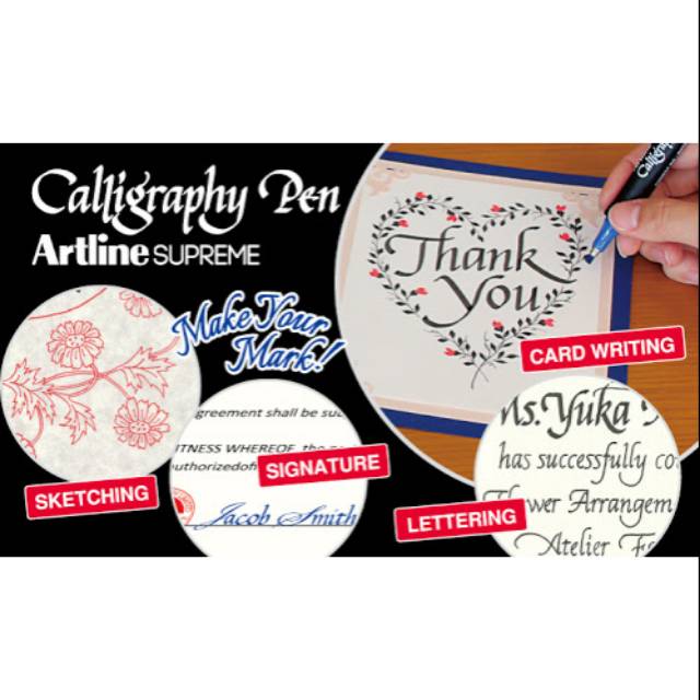 

ARTLINE SPIDOL SUPREME CALLIGRAPHY PEN EPF-24