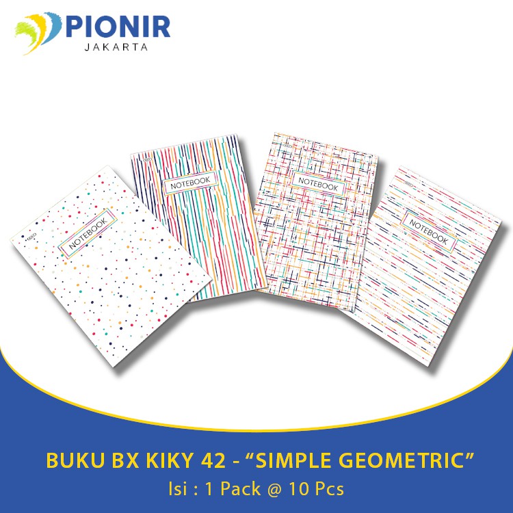 

BUKU BX KIKY 42 - "SIMPLE GEOMETRIC" (1 PACK = 10 PCS)