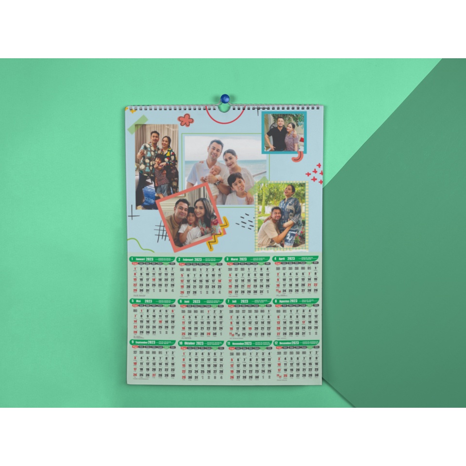 Jual Kalender 2023 Custom Foto Lengkap Masehi Hijriyah Jawa Shopee Indonesia 8990