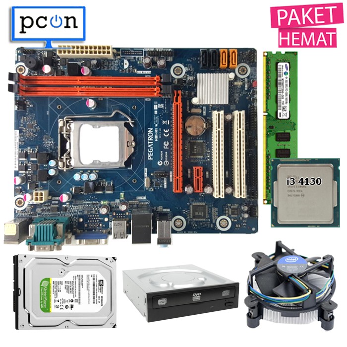 PAKET LENGKAP Mainboard LGA 1150 H81 PEGATRON