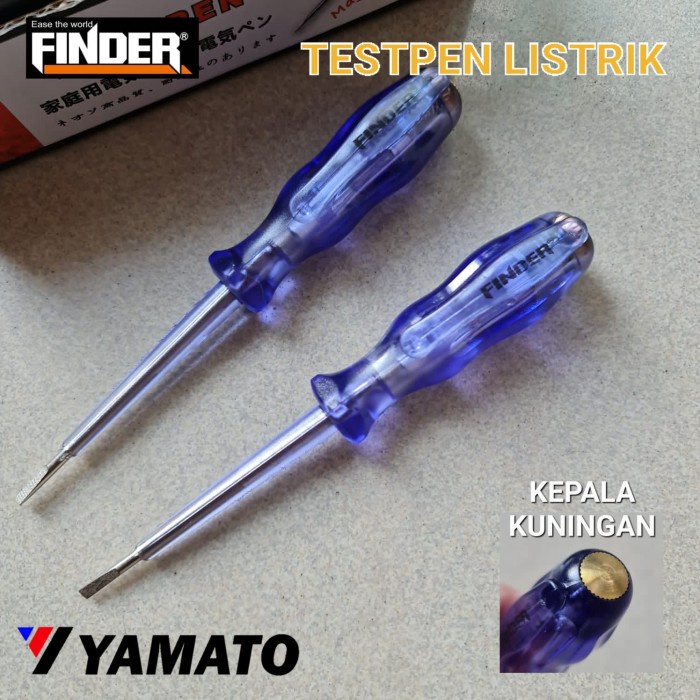 OBENG TEST PEN LISTRIK KUNINGAN FINDER