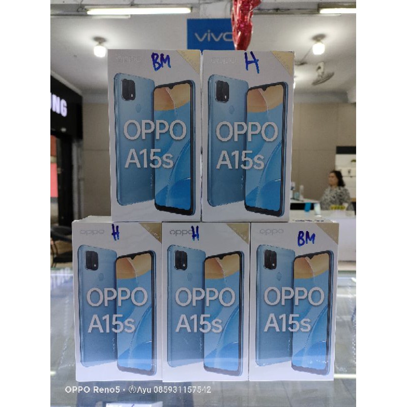 OPPO A15S RAM 4GB ROM 64GB GARANSI RESMI