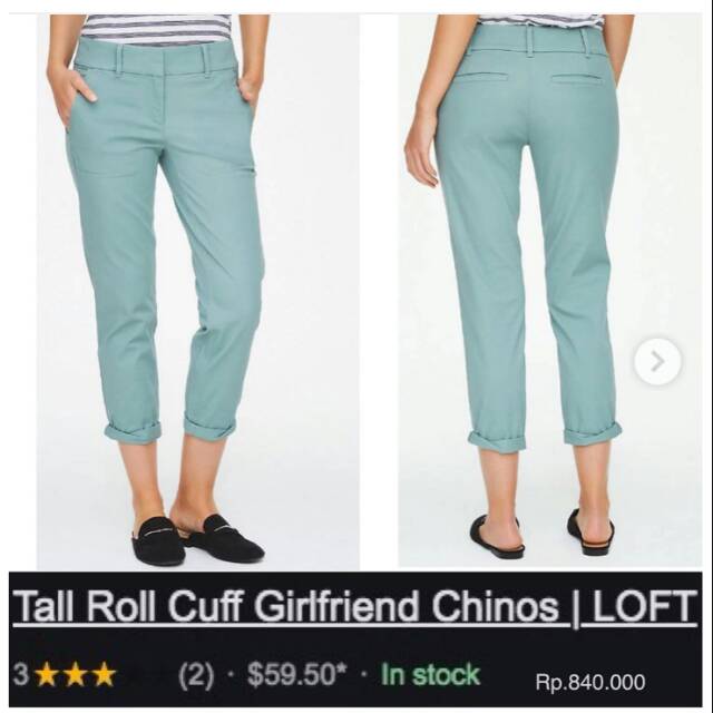 girlfriend chinos loft