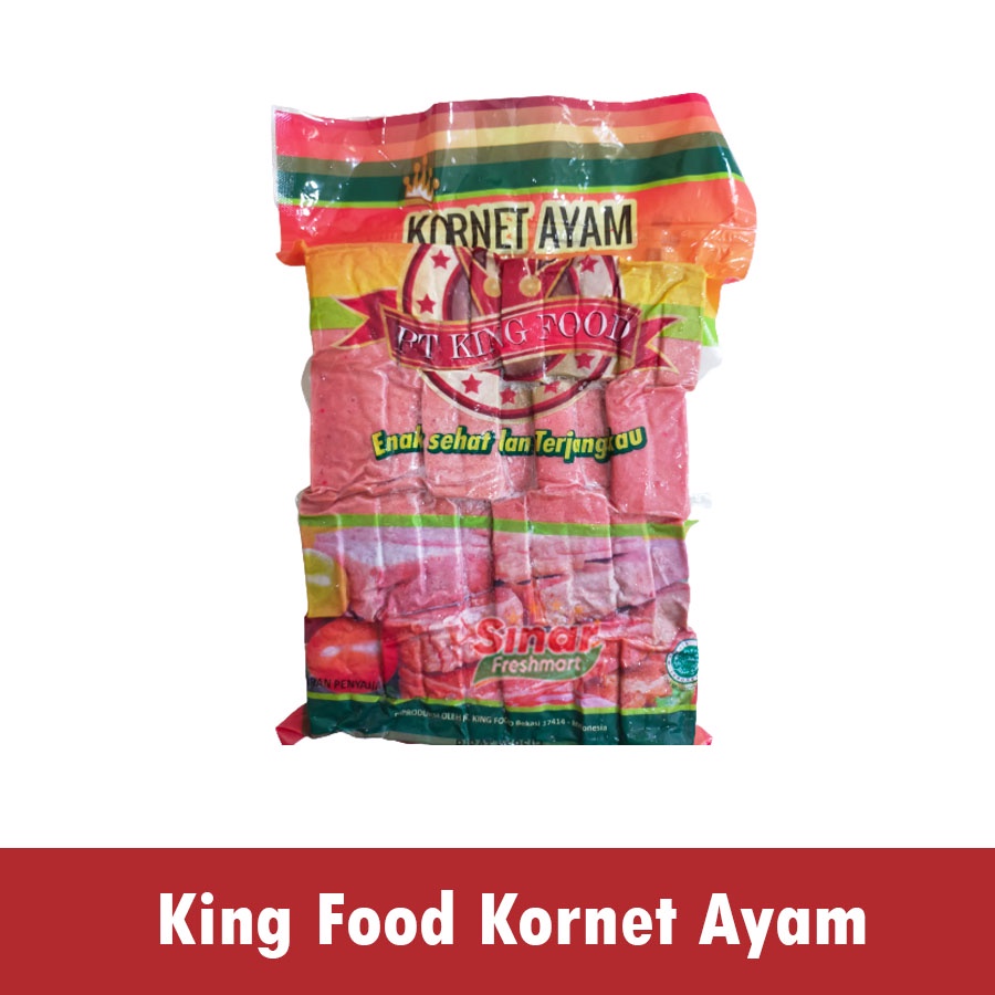 

[SINAR.FRESHMART] PT KINGFOOD KORNET DAGING AYAM [1kg]