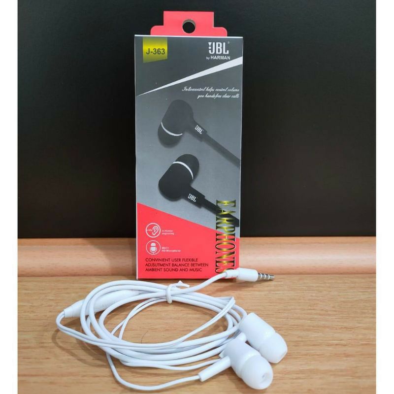 HF HEADSET/EARPHONE JBL-363 + MIC SUARA SUPER BASS