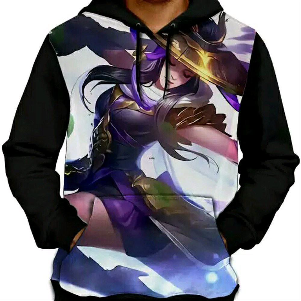 DIJUAL Hoodie Jaket Mobile Legend Fanny Skylark 3D Fullprint
