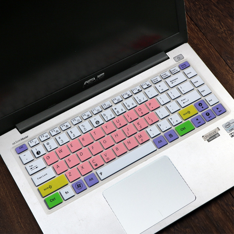 For 14inch ASUS X441 E402 A480 R417N Colorful Silicone laptop Keyboard Protector Keyboard Cover Skin