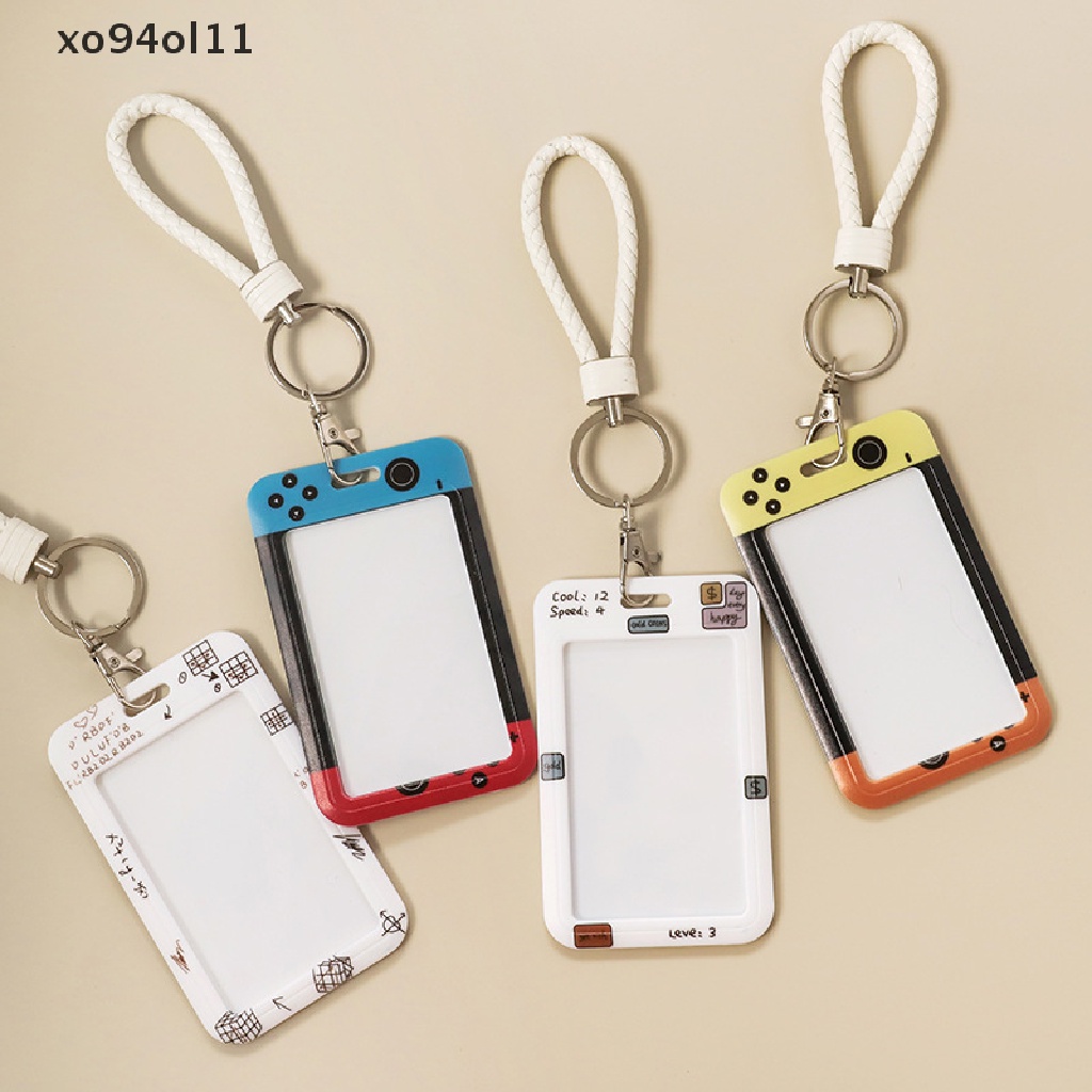 Xo Ins Tali Lanyard Transparan Holder Kartu Kredit / Pass Untuk Pasangan / Pria / Wanita