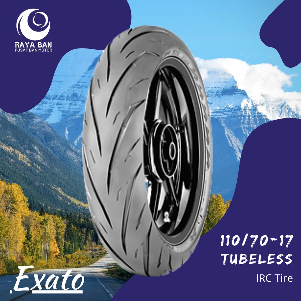 Ban Motor IRC Exato 110/70-17 TL
