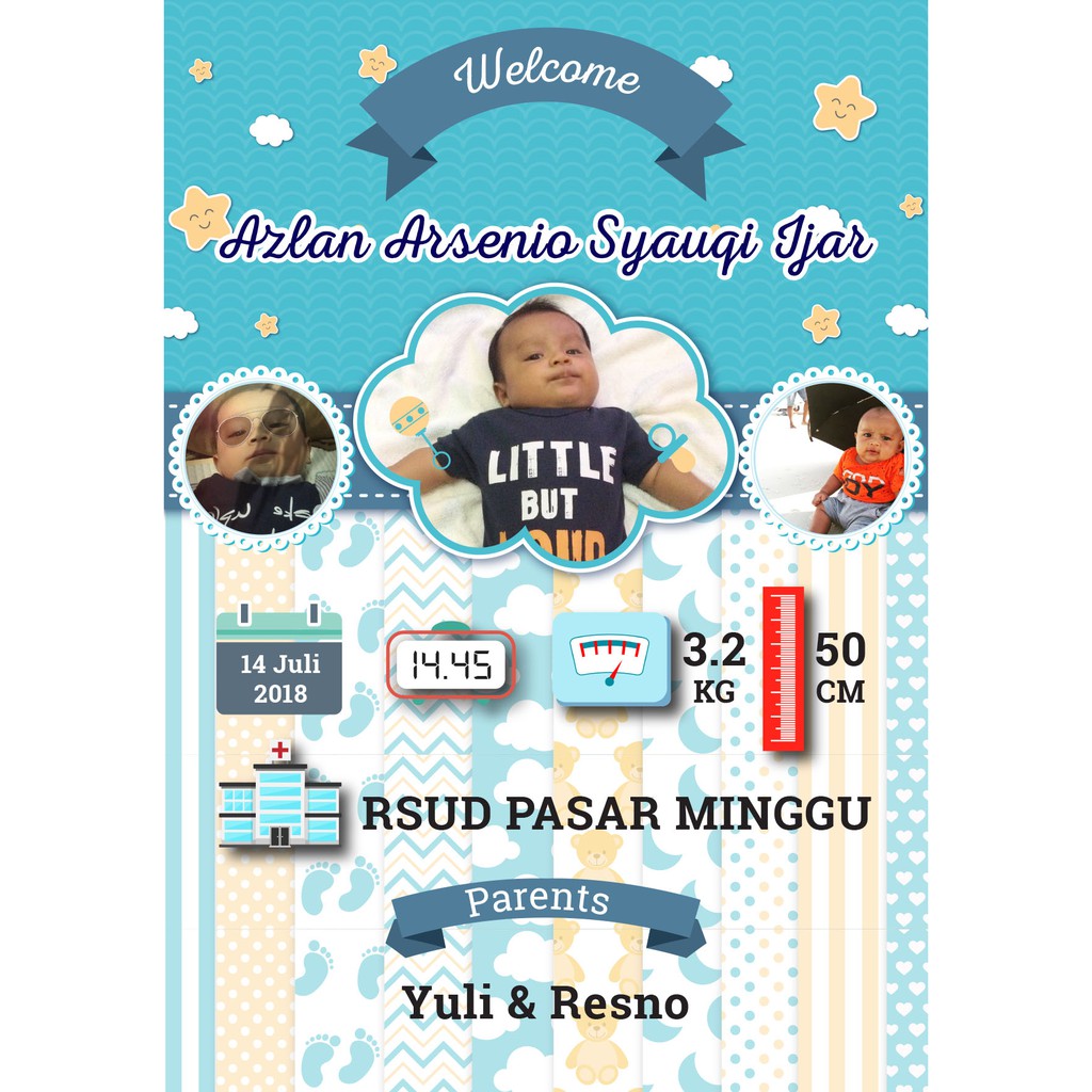  Soft File Desain  Biodata  Bayi  Shopee Indonesia