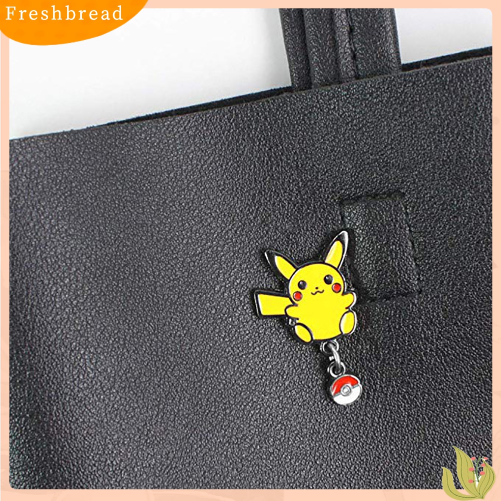 [ TERLARIS]Metal Mini Unisex Pikachu Pokemon Brooch Pin Scarves Shawl Clip Badge Decor