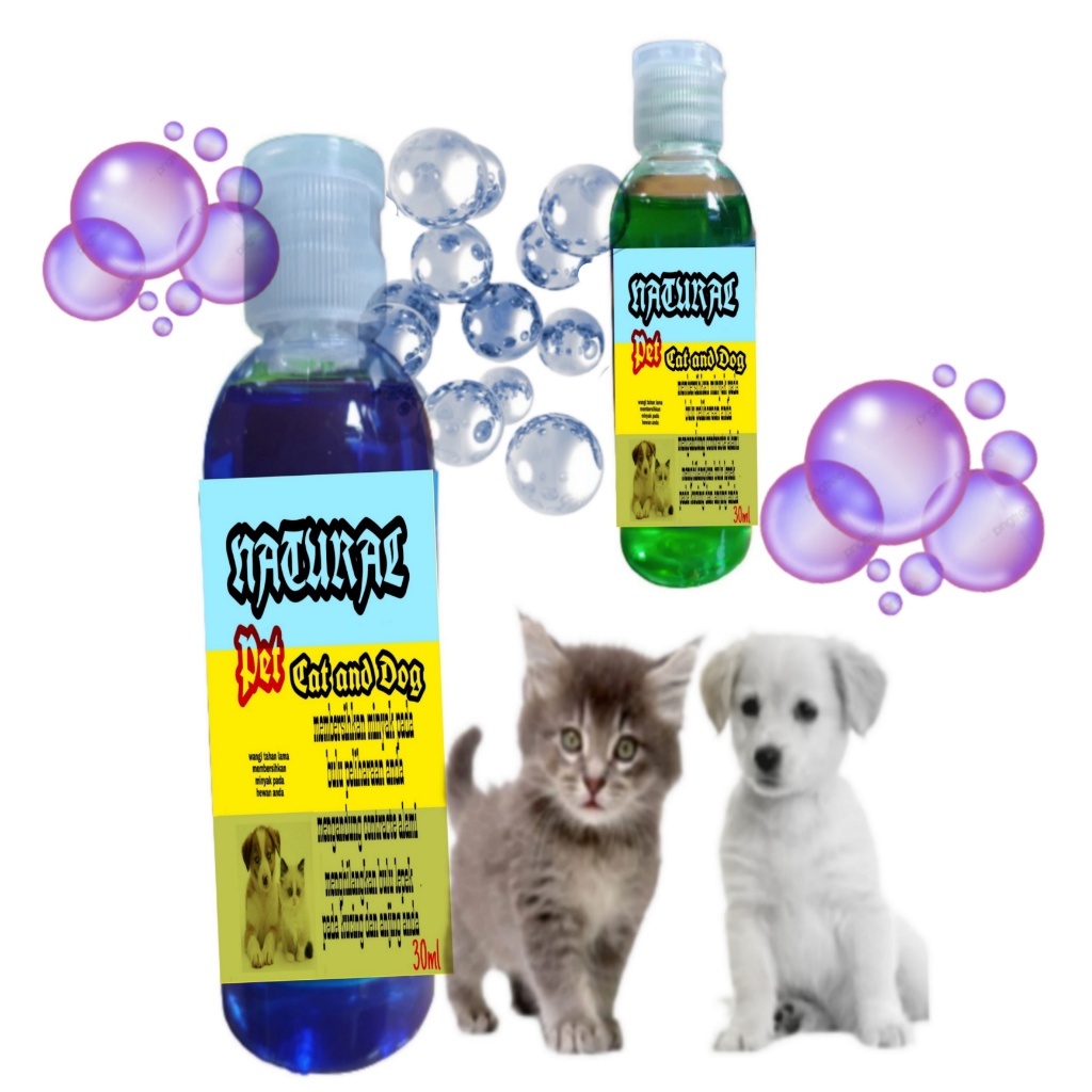 SHAMPOO NATURAL 30ml/SISIR BULAT UNTUK GROOMING /MANDI HEWAN ANJING DAN KUCING TERMURAH