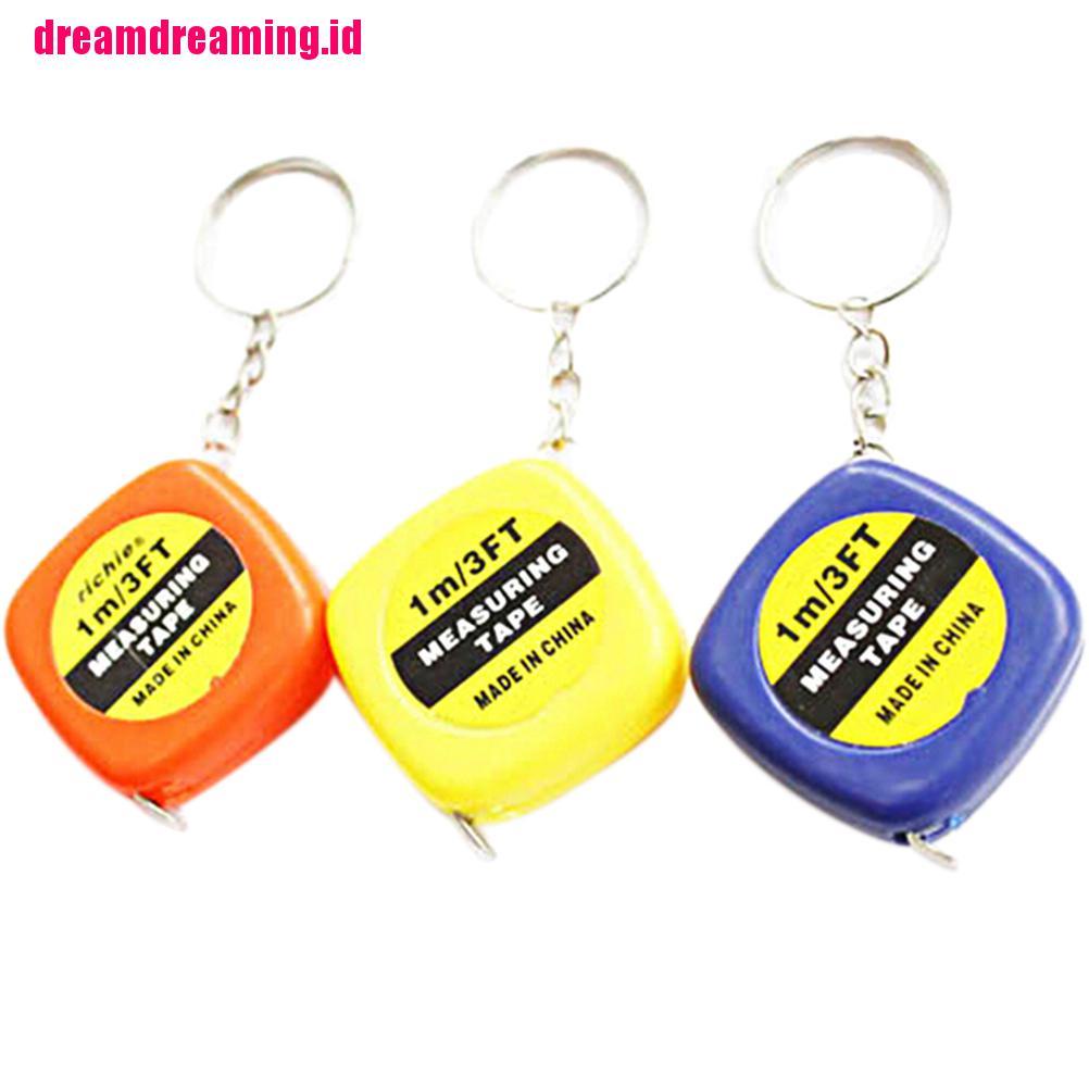 (dreamdreaming.id) Gantungan Kunci Meteran Mini Retractable