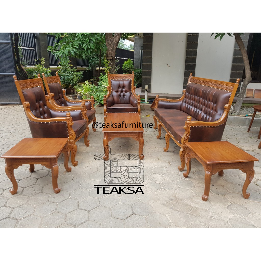 Kursi Tamu Jati Sofa Maspion 3111