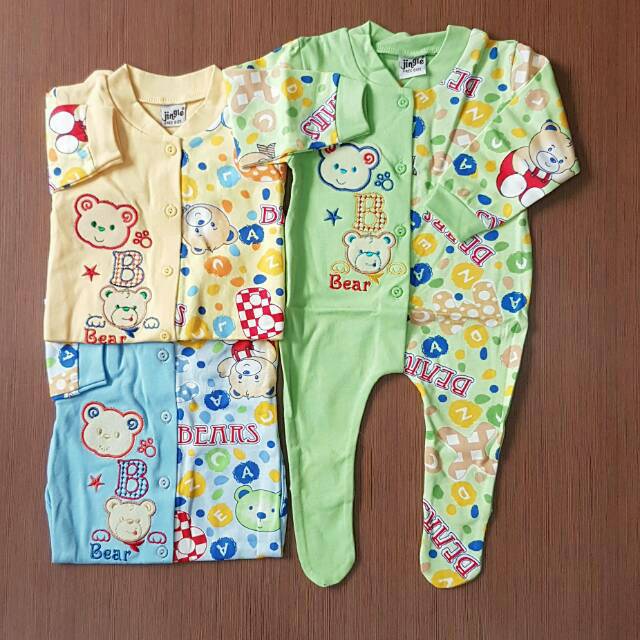 JUMPER BAYI ALL SIZE Newborn Bahan Katun