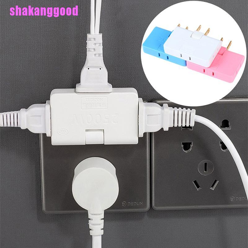 SKK Rotatable Socket Converter 180 Degree Multi Plug Slim Wireless Outlet Adapter SKK