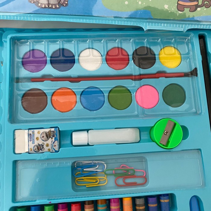 

Hemat Crayon Set 86 Pcs Pensil Warna / Colouring Set Stationary Kado Anak Hemat