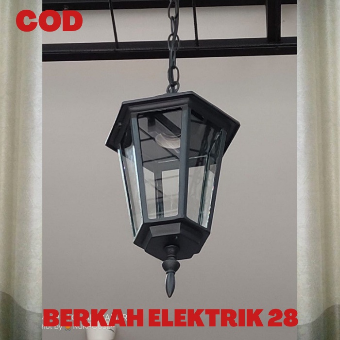 lampu gantung Minimalis Teras klasik Unik 5009 / 1009 Hias Dekorasi Outdor
