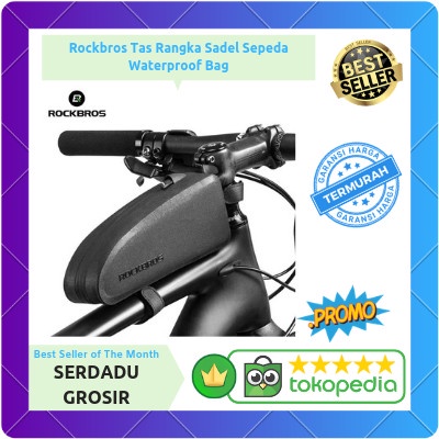 Rockbros Tas Rangka Sadel Sepeda MTB Gunung Road Bike Anti Air BEST SELLER!
