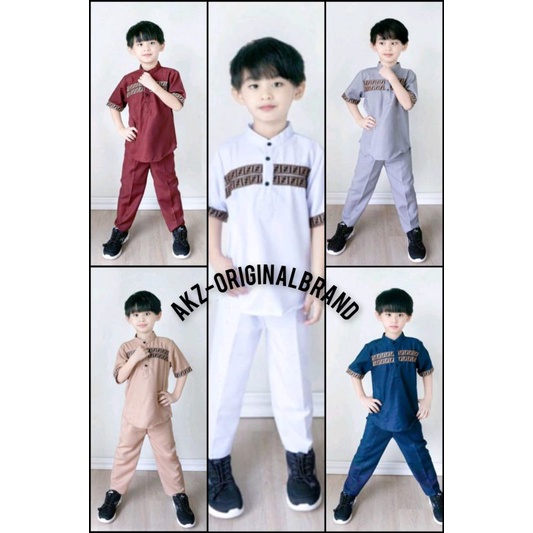kurta anak laki laki ff baju muslim anak ff