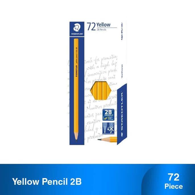 

ISALEl Staedtler Yellow Pencil 2B - 72pcs ICLl