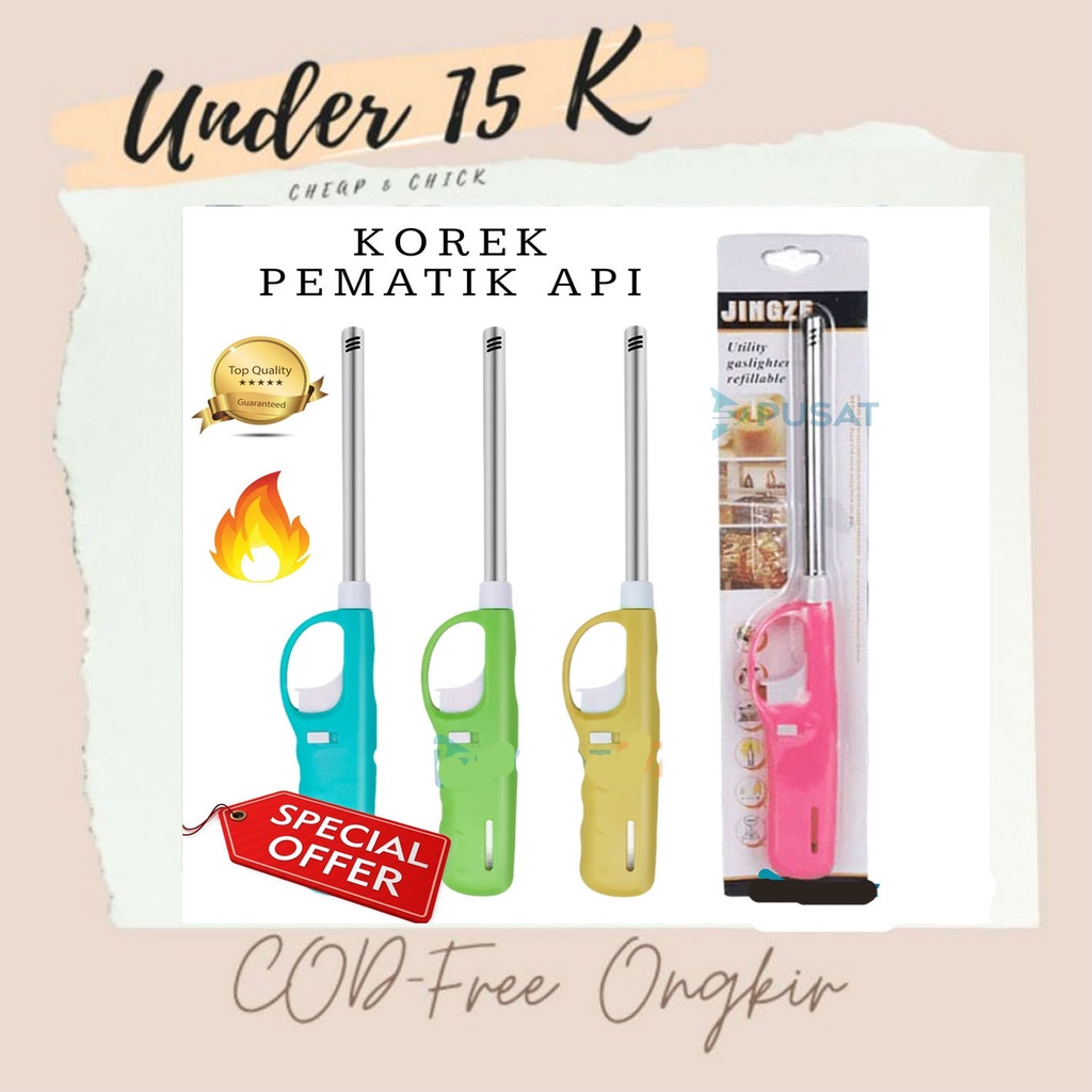 Korek Pemantik Api Kompor Gas - AC 322 - Pistol Api Kompor Panjang - Kompor Gas Minyak Tanah Kayu Li