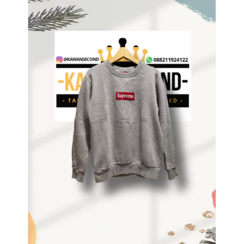 CREWNECK SUPREME SECOND ORIGINAL