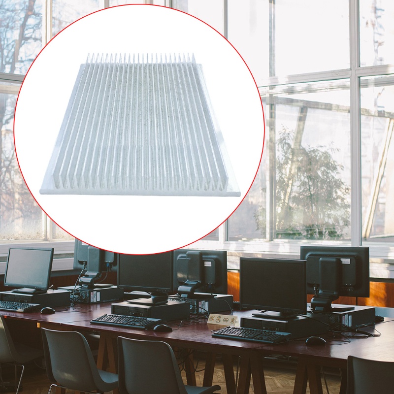 Bt LED Modul Heat Sink Multimedia Peralatan Aluminium Heat Sink CPU Pendingin Sirip 10x1.1x11.6cm/3.94x0.43x4.57inch Tahan Lama