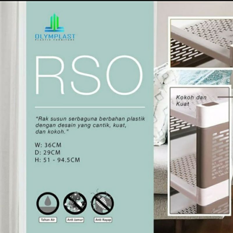 Olymplast Rak Susun Serbaguna 5 Tier RSO 05