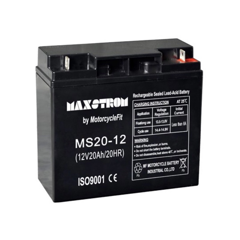 AKI GENSET VRLA UPS MAXSTROM MF 12V-20Ah aki kering