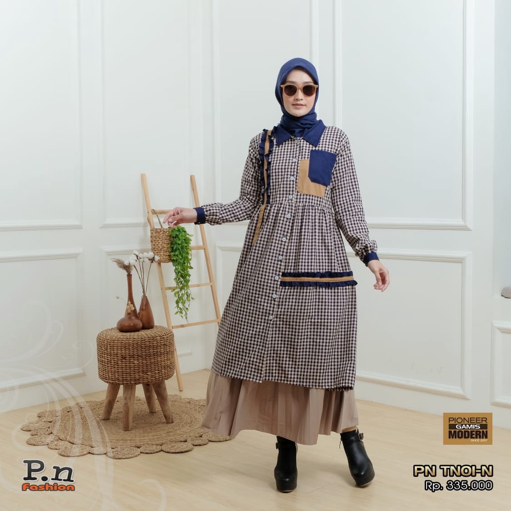 TUNIK MUSLIMAH PN FASHION PN-TN01 Navy