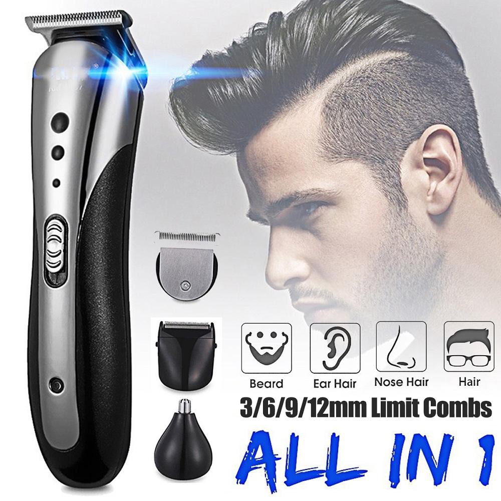 Kemei Alat Cukur KM-1407 Cukuran Multifungsi 3 In 1 Pencukur Kumis Jenggot