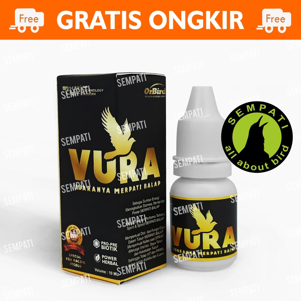 VURA VITAMIN NUTRISI HERBAL MERPATI BALAP MENGOPTIMALKAN PERFORMA TERBANG MENINGKATKAN STAMINA BURUN