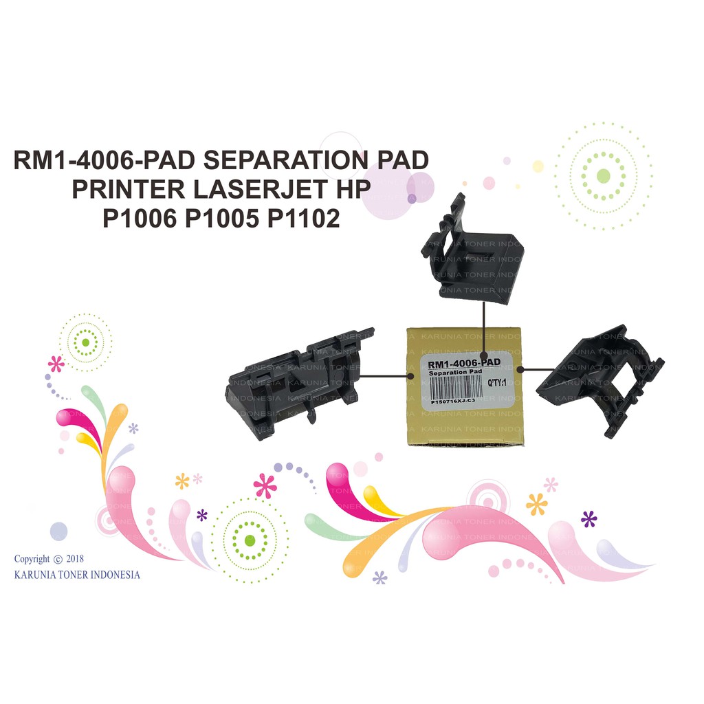 RM1-4006-PAD SEPARATION PAD PRINTER LASERJET HP P1006