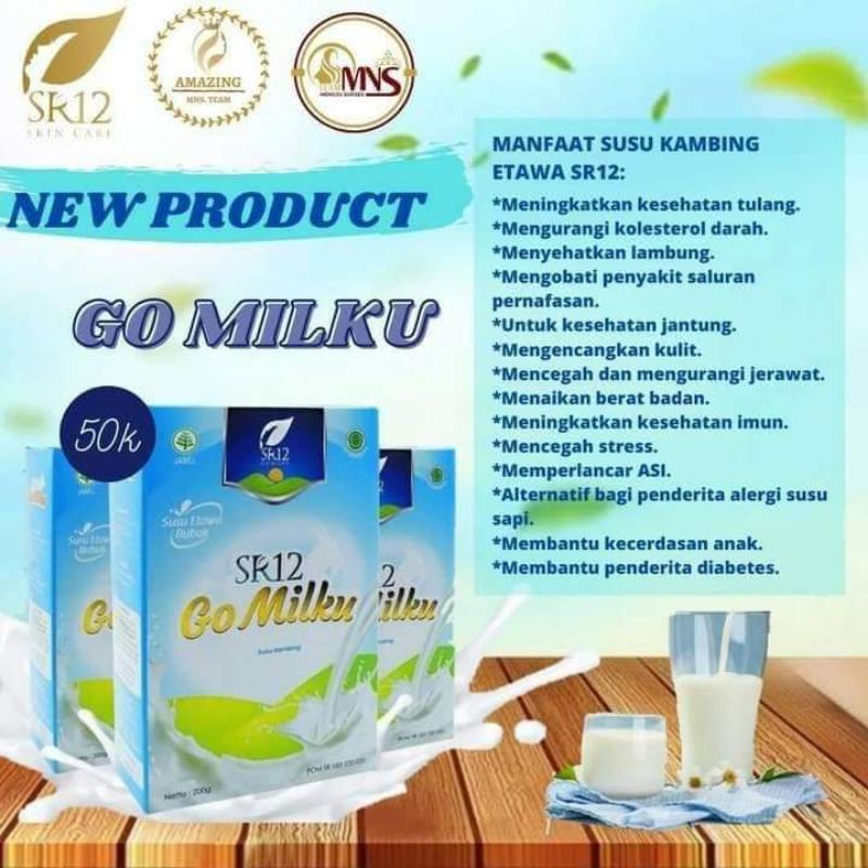 

Susu etawa go milku sr12/No Amis/Penambah nafsu makan